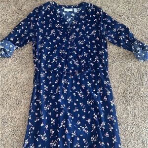 The Children's Place Navy Floral Dress